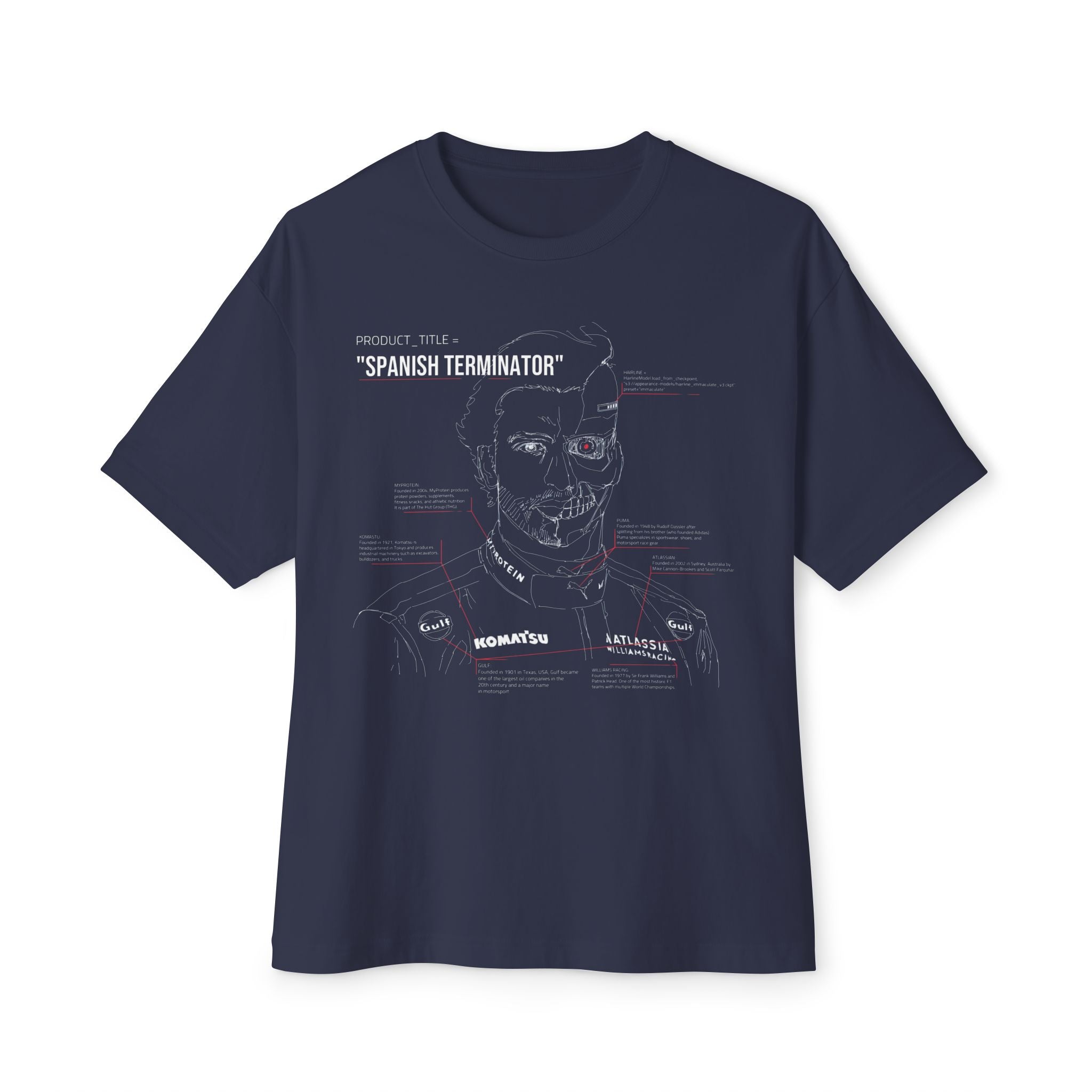 Spanish Terminator Schematics Tee